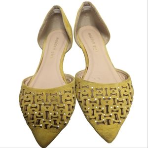 Madden girl yellow flat shoes